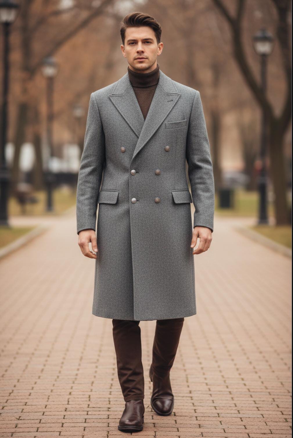 URBAN GREY LONG COAT