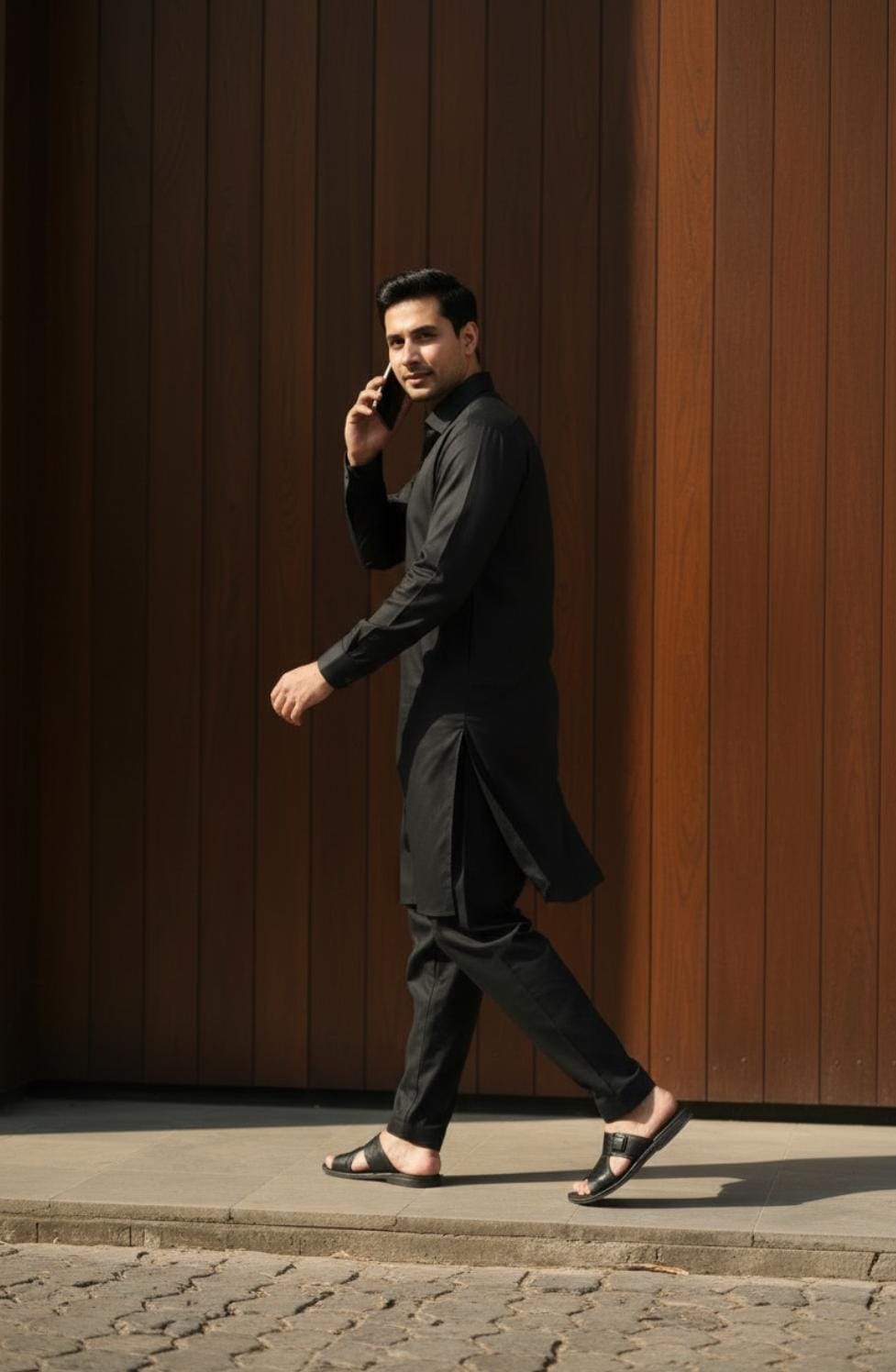 JET BLACK COLOURED KAMEEZ SHALWAR
