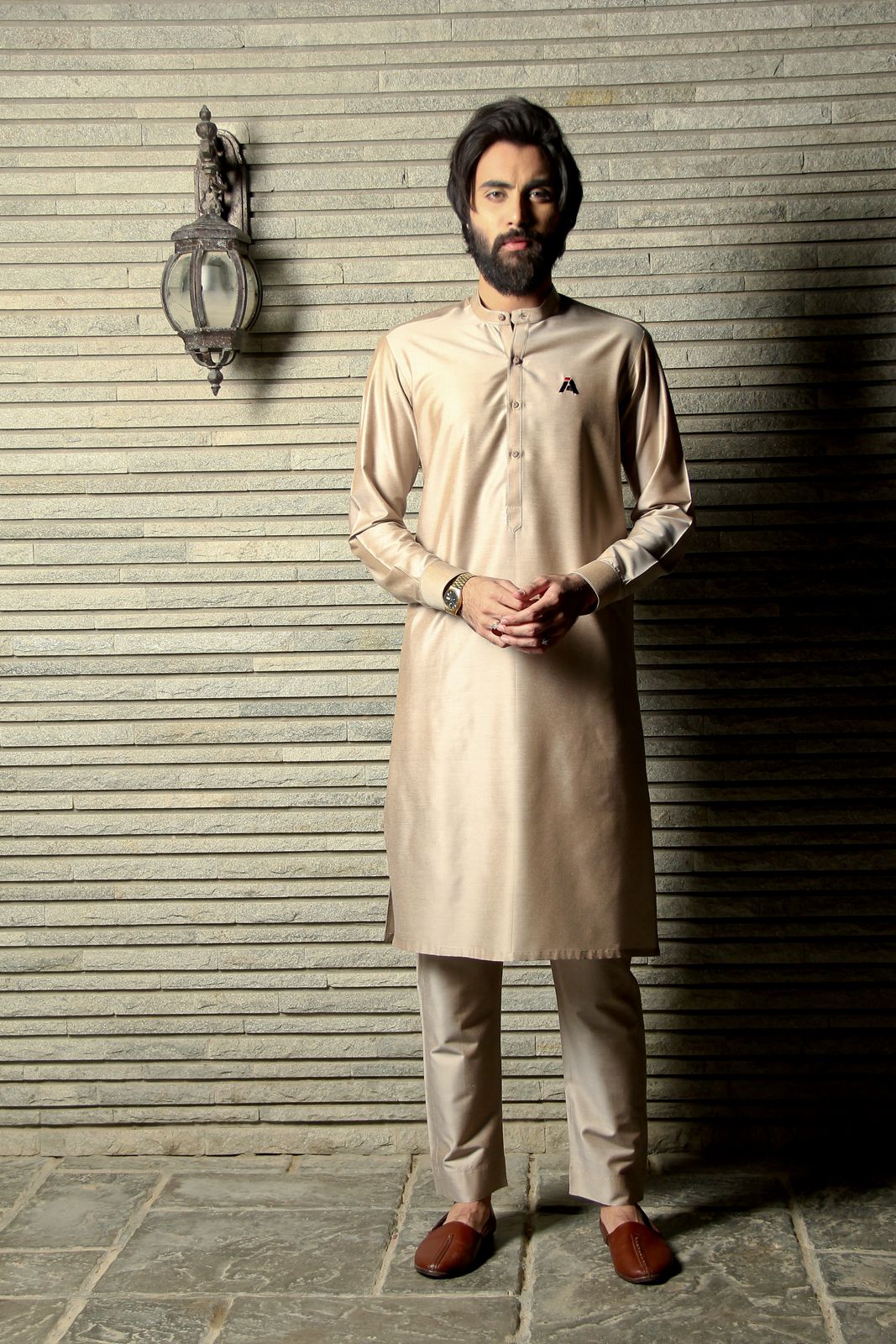 CLASSIC BEIGE KURTA PAJAMA