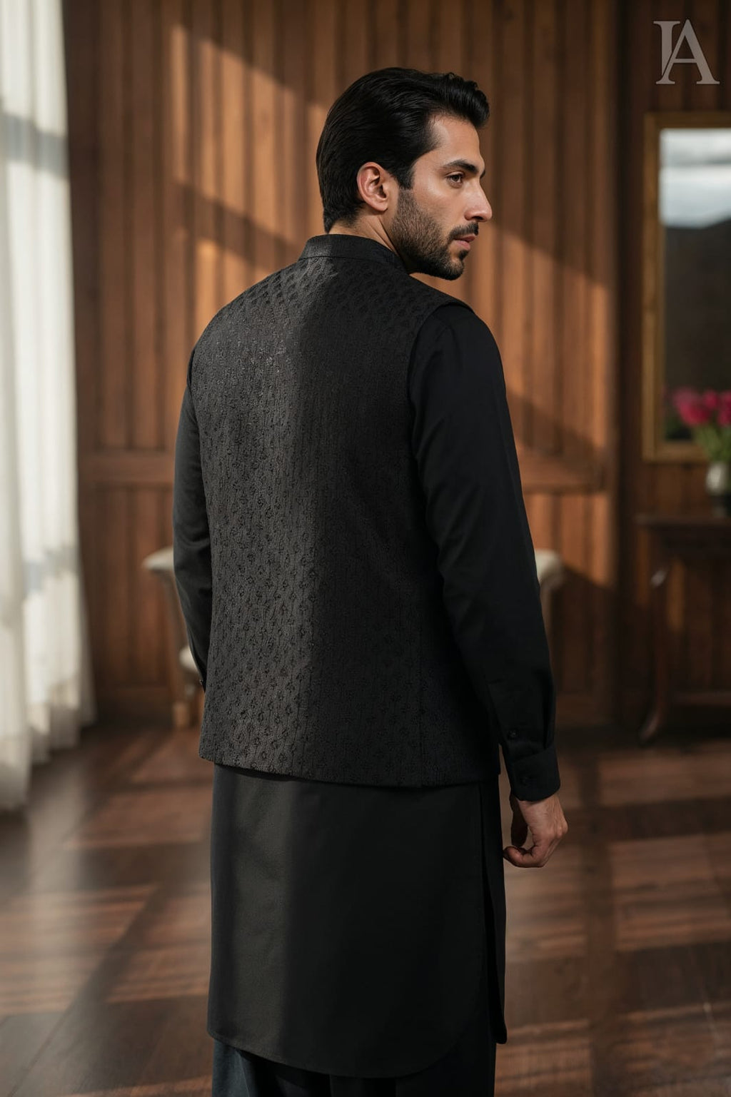 CLASSIC BLACK WAISTCOAT SUIT