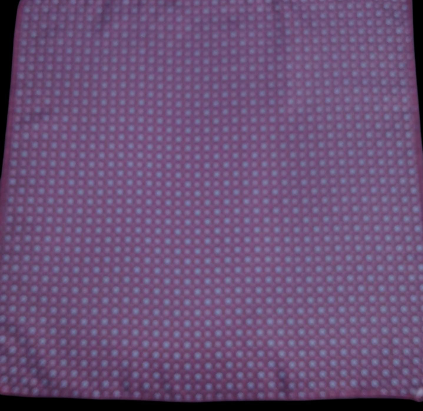 PURPLE MICRO DOT POCKET SQUARE