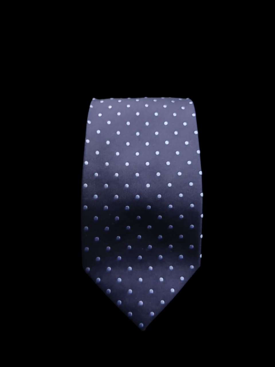 NAVY POLKA CLASSIC TIE
