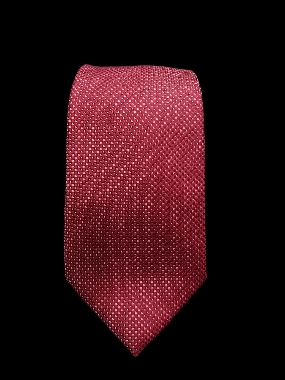 CRIMSON MICRO WEAVE TIE