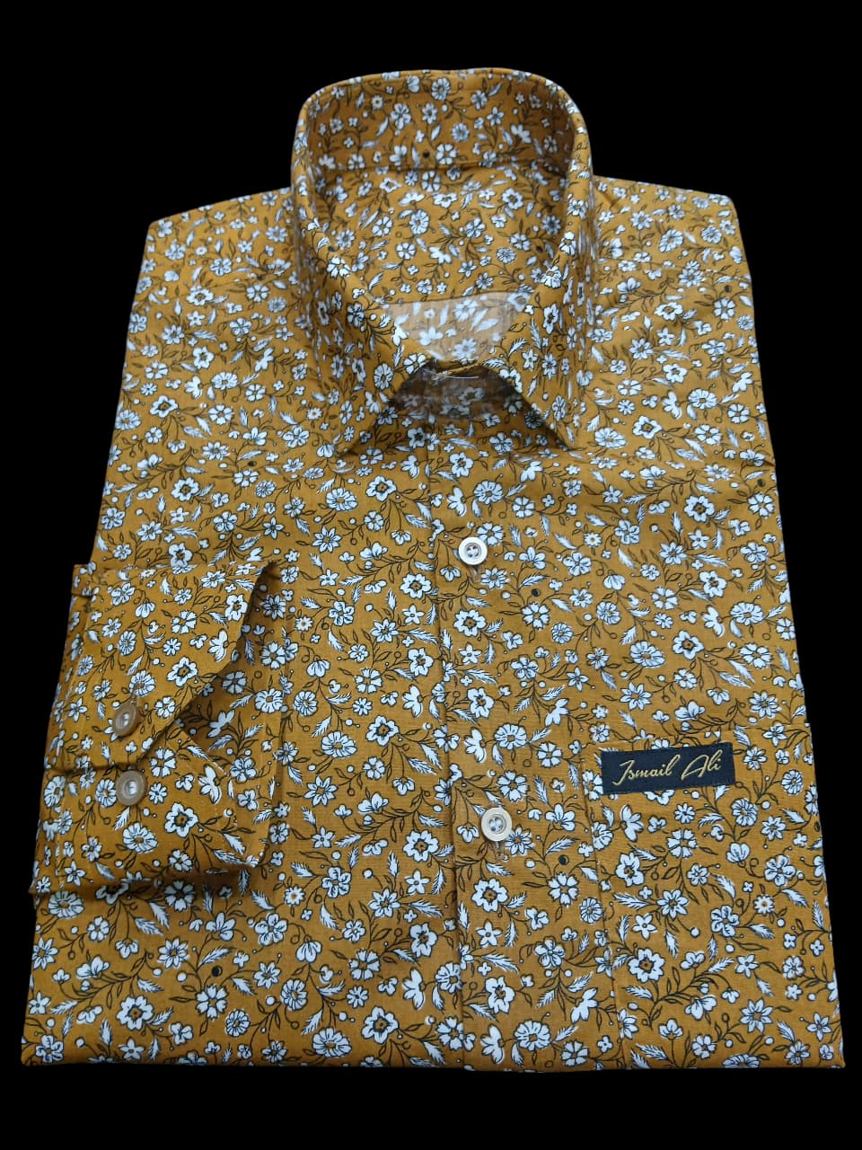 GOLDEN FLORAL GARDEN SHIRT