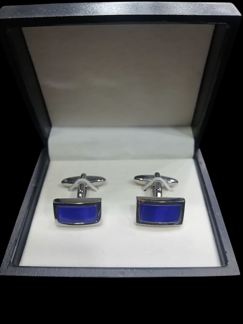 ROYAL BLUE BAR CUFFLINKS