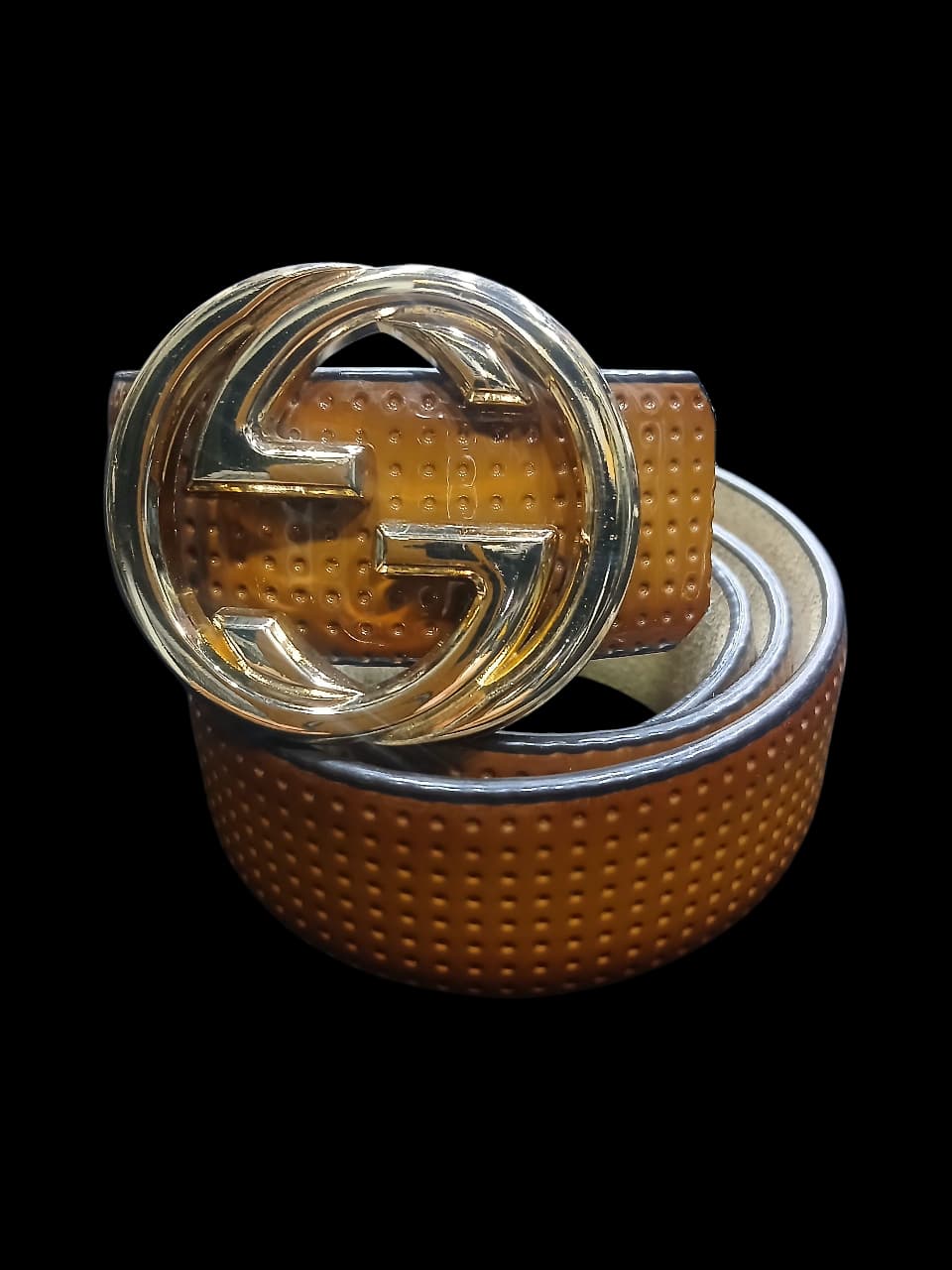 HONEY GOLD TEXTURE BELT
