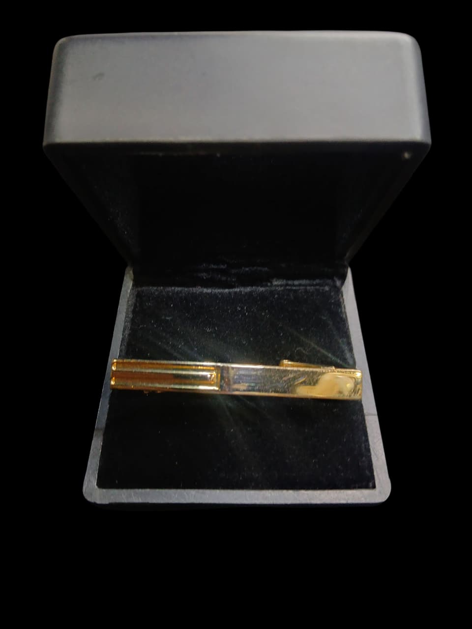 DUAL BAR GOLD ELEGANCE TIE CLIP
