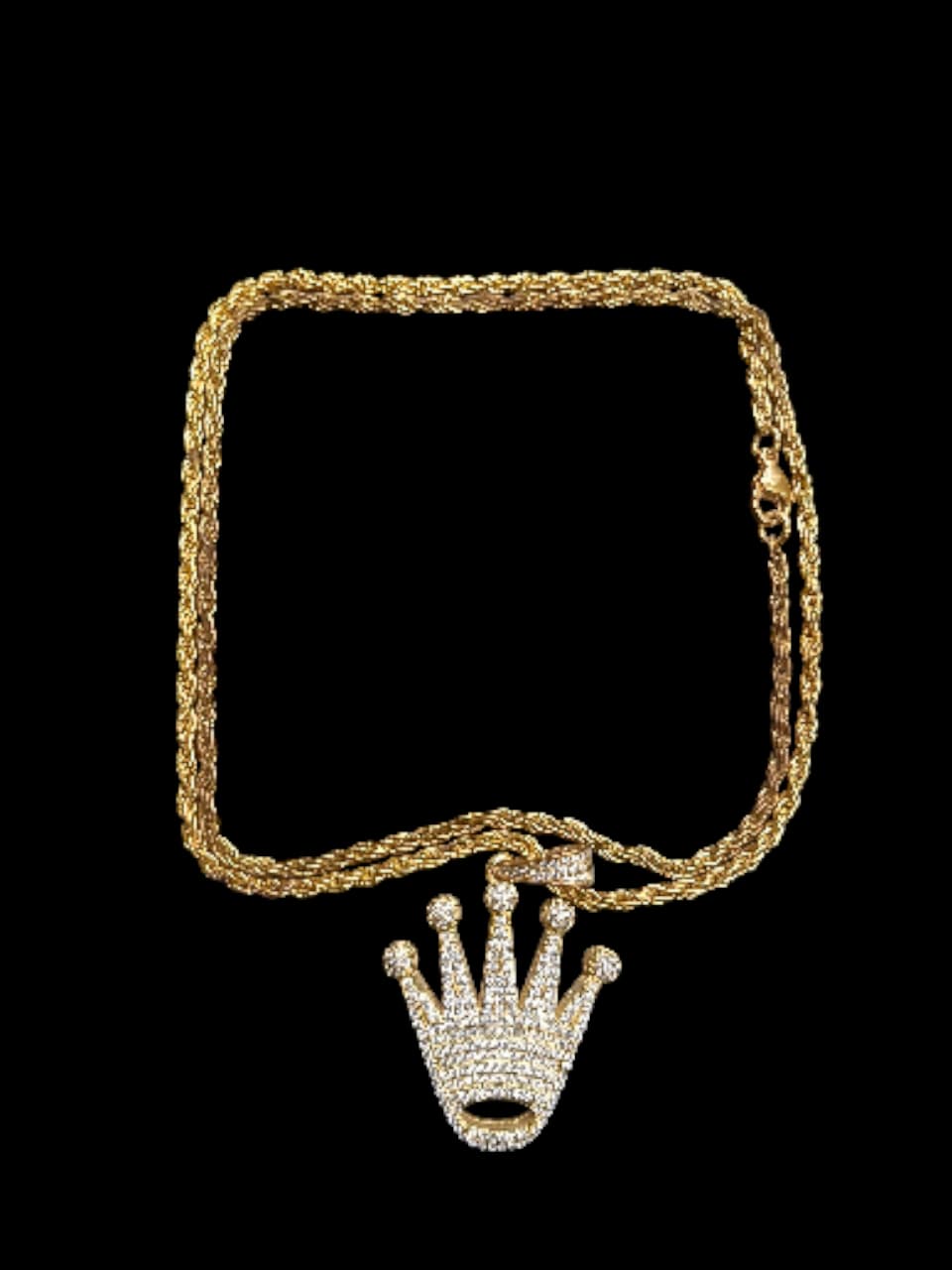 ROYAL CROWN GOLD NECKLACE