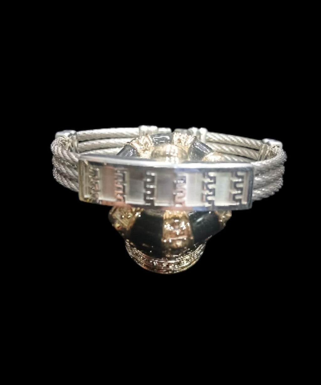 STEEL CABLE LUXE BRACELET FOR MEN