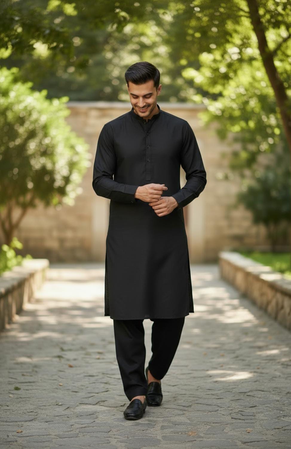 MIDNIGHT NOIR KURTA PAJAMA