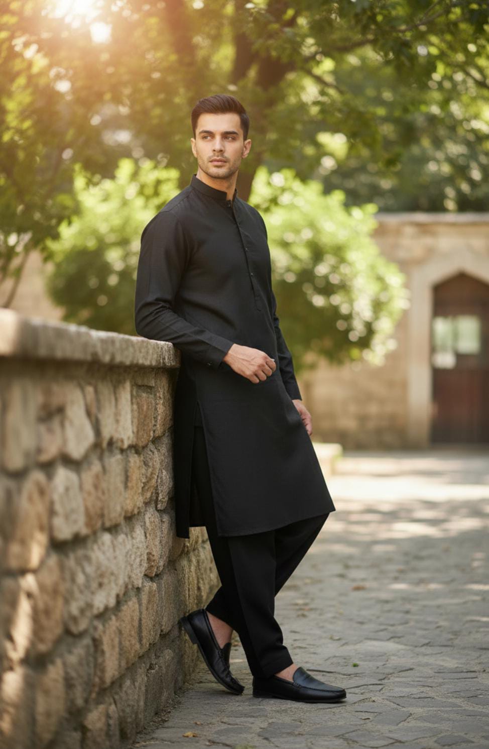 MIDNIGHT NOIR KURTA PAJAMA