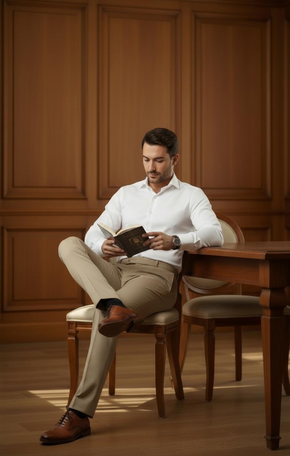 EXECUTIVE CLASSIC WHITE DRESS SHIRT