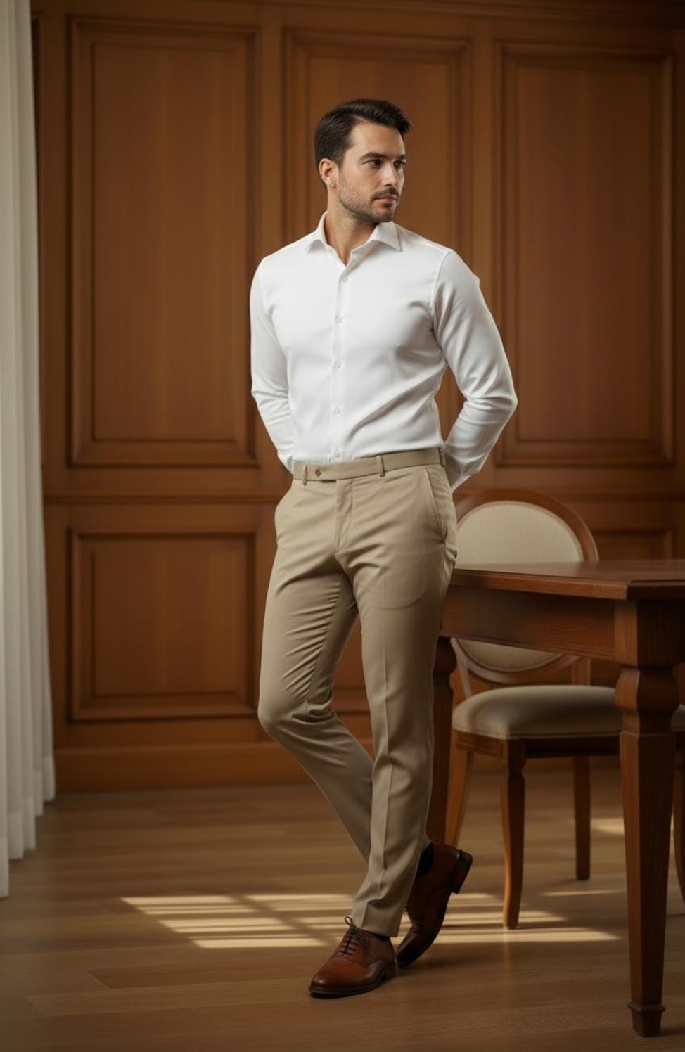 EXECUTIVE CLASSIC WHITE DRESS SHIRT