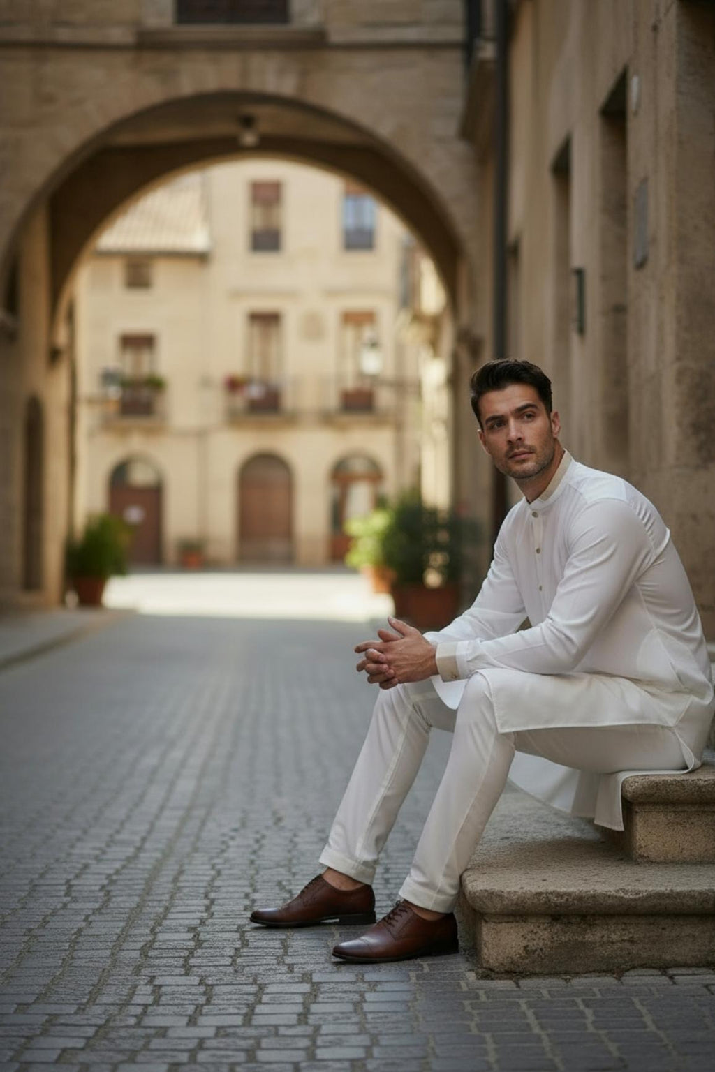 OFF WHITE DESIGN KAMEEZ SHALWAR