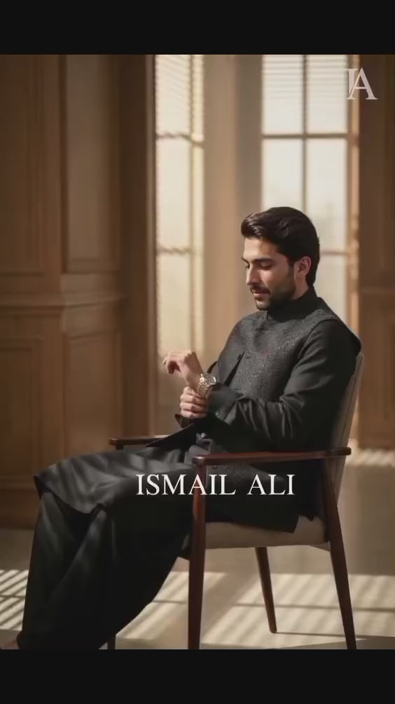 CLASSIC BLACK WAISTCOAT SUIT