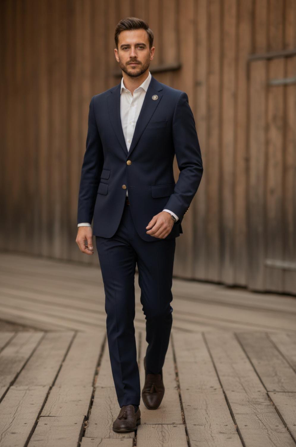 MIDNIGHT NAVY CLASSIC TWO PIECE SUIT
