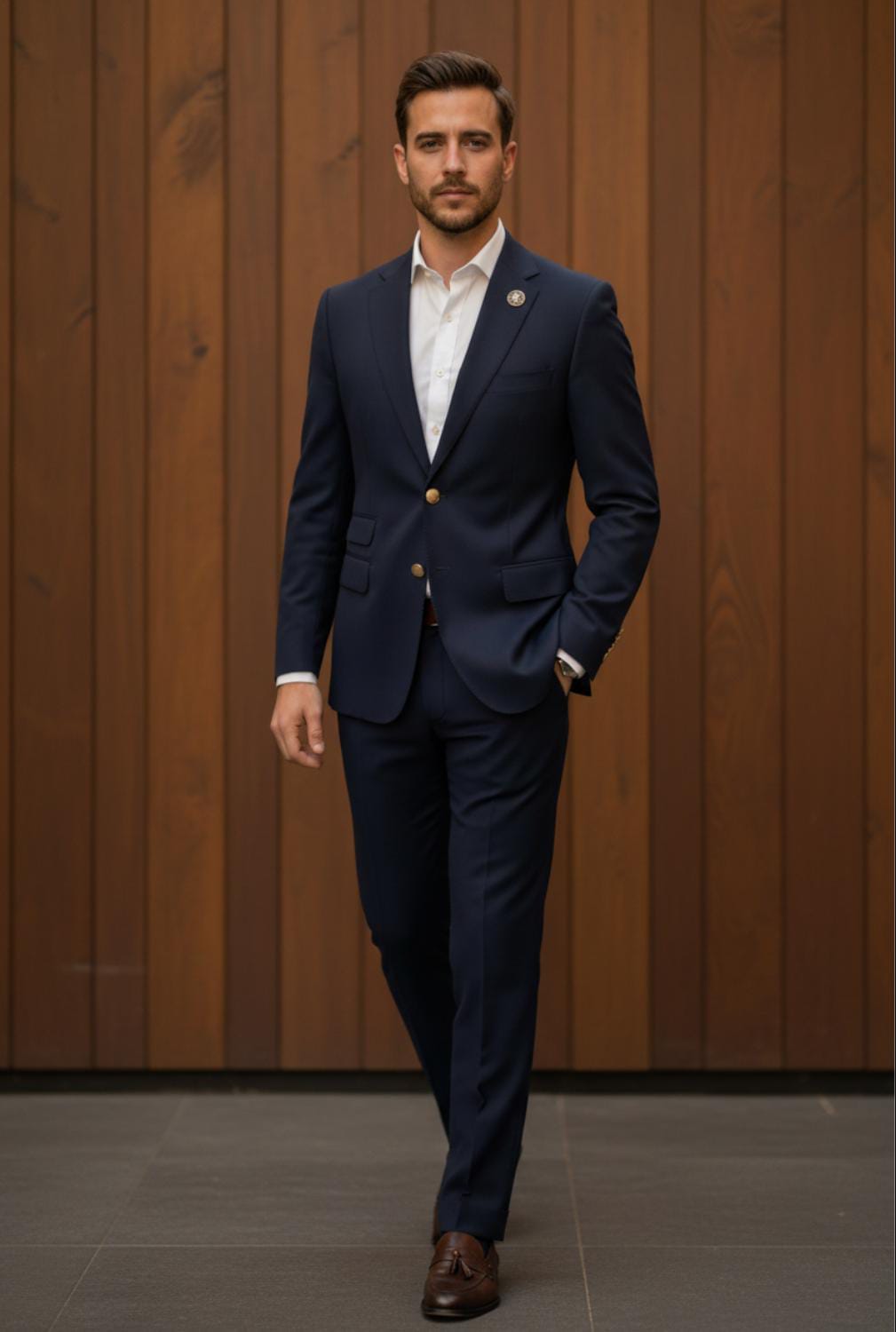 MIDNIGHT NAVY CLASSIC TWO PIECE SUIT
