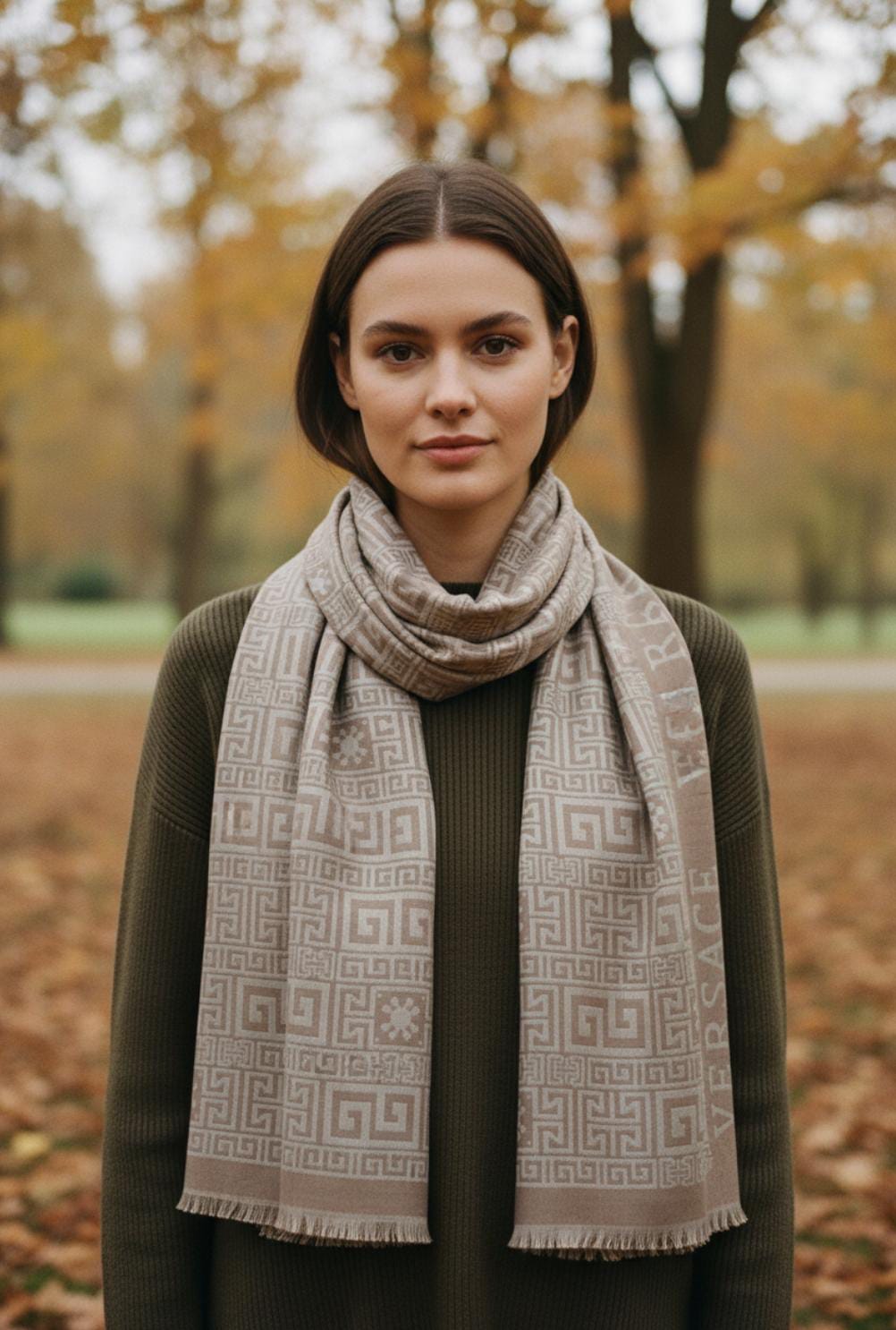 VERSACE SILK SCARVES WOMEN